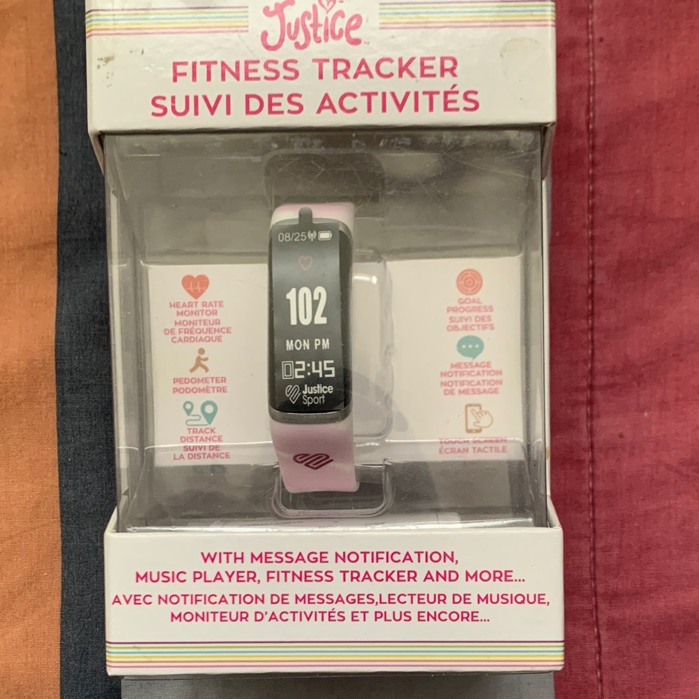 Justice Pink Fitness Tracker